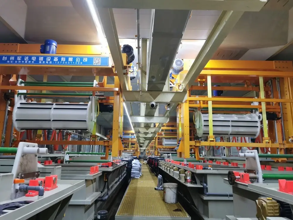 Motorcycle Parts Vertical Lift Plating Line